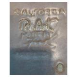 Vintage California Pottery Floral Serving Dish