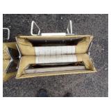 Pair of Boat Seats with Clamp on Brackets