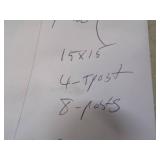 15 x 15 Garden Fence with Gate