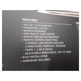 Artika Edwin LED Chandelier Ceiling Fan