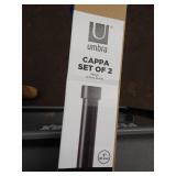 Umbra Cappa Curtain Rod Set of 2