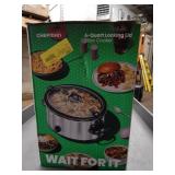 Chefman 6-Quart Locking Lid Slowcooker