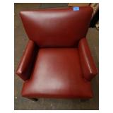 Red Pleather Chair