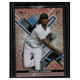 Edward Cabrera RC 50/50  2022 Finest Gold Refractor #21 Miami Marlins Baseball Card