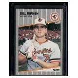 Bill Ripken F*** Face Black Box Error    1989 Fleer #616 Baltimore Orioles Baseball Card