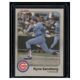 Ryne Sandberg RC   1983 Fleer #507 Chicago Cubs Baseball Card
