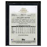 Aaron Judge    2018 Topps Gallery #1 New York Yankees Baseball Card