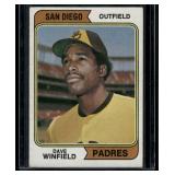 Dave Winfield RC   1974 Topps #456 San Diego Padres Baseball Card