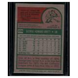 George Brett RC   1975 Topps #228 Kansas City Royals Baseball Card