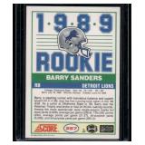 Barry Sanders RC   1990 Score #257 Detroit Lions Football Card