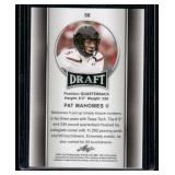 Pat Mahomes II RC   2017 Leaf Draft #56 Texas Tech Red Raiders Football Card