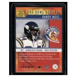 Randy Moss  154/850  2001 Pacific Crown Royale Pro Bowl Honors #12 Minnesota Vikings Football Card