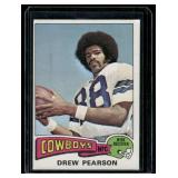 Drew Pearson RC   1975 Topps #65 Dallas Cowboys Football Card
