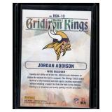 Jordan Addison RC   2023 Donruss Rookie Gridiron Kings #RGK-10 Minnesota Vikings Football Card