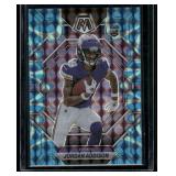 Jordan Addison RC   2023 Panini Mosaic Blue Prizm #337 Minnesota Vikings Football Card