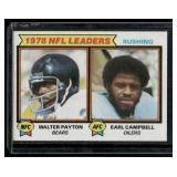 Walter Payton/Earl Campbell Rookie Year    1979 Topps #3 Chicago Bears/Houston Oilers Football Card