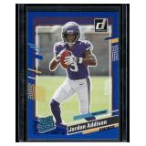 Jordan Addison RC   2023 Donruss Blue #368 Minnesota Vikings Football Card