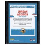 Jordan Addison RC   2023 Donruss Blue #368 Minnesota Vikings Football Card