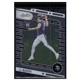 JJ McCarthy RC   2024 Absolute #110 Minnesota Vikings Football Card