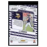 JJ McCarthy RC   2024 Absolute #110 Minnesota Vikings Football Card
