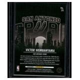 Victor Wembanyama BOOKEND RC 99/99  2024 Premium Stock City Edition Prizm #25 San Antonio Spurs Basketball Card