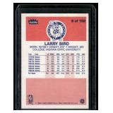 Larry Bird    1986 Fleer #9 Boston Celtics Basketball Card