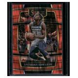 Anthony Edwards    2021 Select Orange Prizm #49 Minnesota Timberwolves Basketball Card