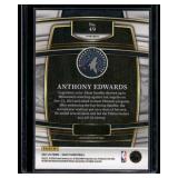 Anthony Edwards    2021 Select Orange Prizm #49 Minnesota Timberwolves Basketball Card