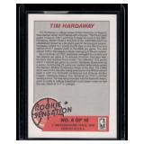 Tim Hardaway RC   1990 Fleer Rookie Sensation #8 Golden State Warriors Basketball Card