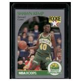 Shawn Kemp RC   1990 Hoops #279 Seattle SuperSonics Basketball Card