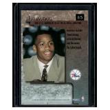 Allen Iverson RC   1996 SkyBox Premium #85 Philadelphia 76ers Basketball Card