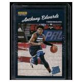 Anthony Edwards RC   2021 Instant Rated Rookie #NO RR1 Minnesota Timberwolves Basketball Card