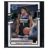 Anthony Edwards RC   2020 Donruss Rated Rookie #201 Minnesota Timberwolves Basketball Card
