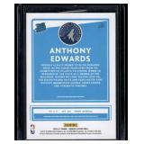 Anthony Edwards RC   2020 Donruss Rated Rookies #201 Minnesota Timberwolves Basketball Card