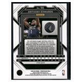 Anthony Edwards    2022 Panini Prizm Red Cracked Ice #56 Minnesota Timberwolves Basketball Card
