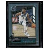 Anthony Edwards RC   2020 Panini Chronicles #167 Minnesota Timberwolves Basketball Card