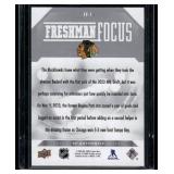 Connor Bedard RC 2023 SP Authentic Freshman Focus #FF-1 Chicago Blackhawks Hockey Card