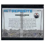 Connor McDavid  2020 Skybox Metal Universe Net Deposits #ND-19 Edmonton Oilers Hockey Card