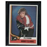 Bobby Clarke  1974  #260 Philadelphia Flyers Hockey Card