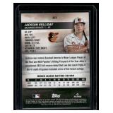 Jackson Holliday RC   2024 Stadium Club #211 Baltimore Orioles Baseball Card