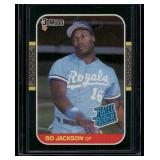 Bo Jackson RC   1987 Donruss Rated Rookie #35 Kansas City Royals Baseball Card
