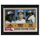 Expos Future Stars - Tim Raines/Roberto Ramos/Bobby Pate RC   1981 Topps #479 Montreal Expos Baseball Card