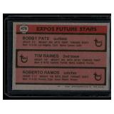 Expos Future Stars - Tim Raines/Roberto Ramos/Bobby Pate RC   1981 Topps #479 Montreal Expos Baseball Card