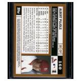 Albert Pujols    2002 Topps Rookie Cup #160 St. Louis Cardinals Baseball Card