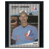 Randy Johnson RC   1989 Fleer #381 Montreal Expos Baseball Card