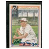Johnny Mize On Card Auto    1983 Donruss Hall of Fame Heroes #10 St. Louis Cardinals Baseball Card