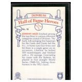 Johnny Mize On Card Auto    1983 Donruss Hall of Fame Heroes #10 St. Louis Cardinals Baseball Card
