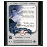 Hank Bauer Auto    2003 Upper Deck Yankees Signature 2000 New York City Subway Series #PN-HB Pride of New York Giants Baseball Card
