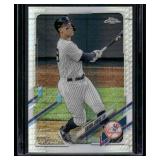 Aaron Judge    2021 Topps Chrome #99 New York Yankees Baseball Card