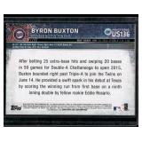 Byron Buxton RC   2015 Topps Update #US136 Minnesota Twins Baseball Card